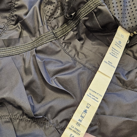 Lululemon Athletica Womens Run Take Flight Full Zip/ZipUp Jacket Black Size 10 - Picture 7 of 9